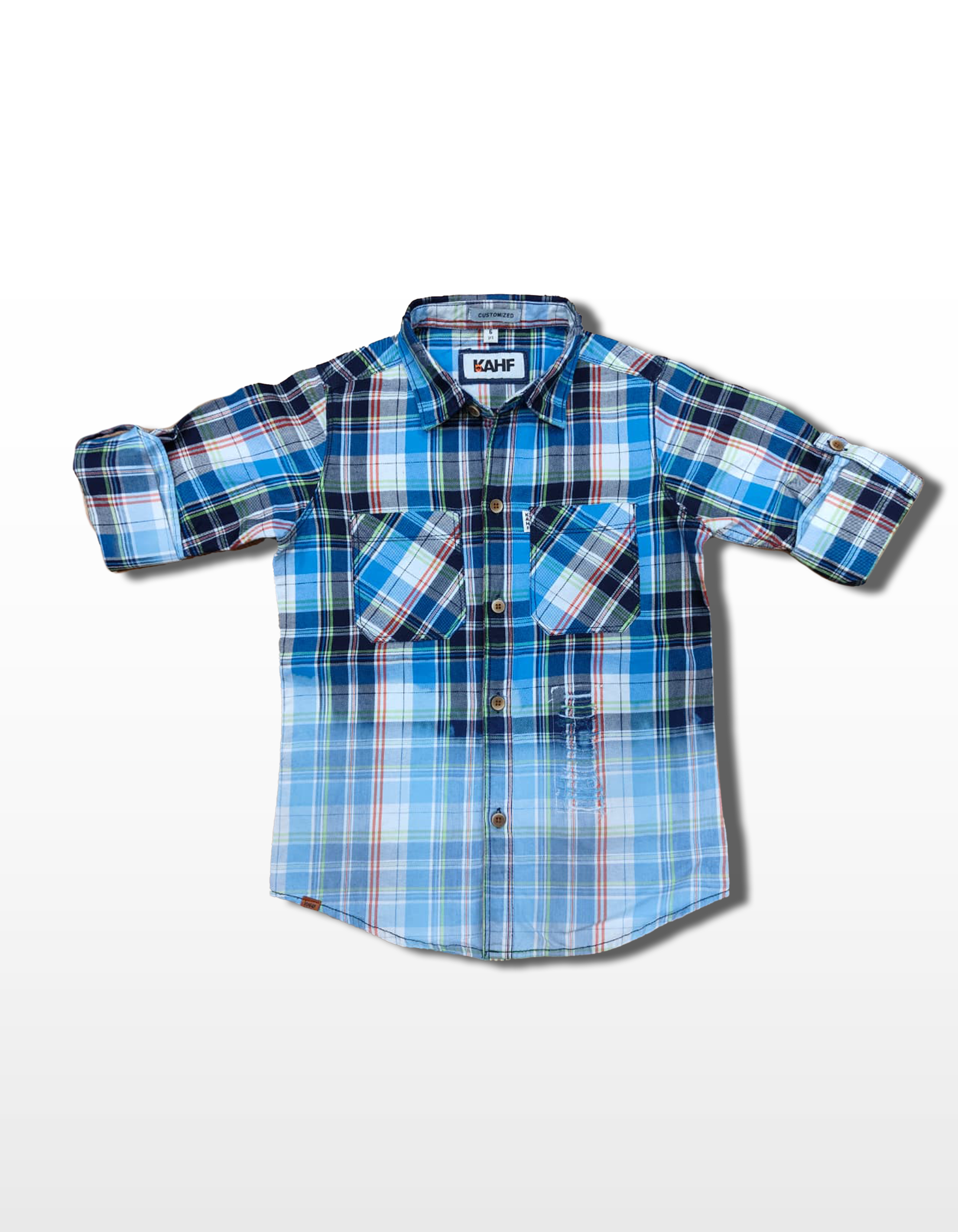 SKY VARSITY BLUE CHECK